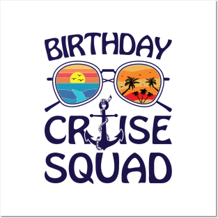 Birthday Cruise Squad Birthday Party Tee Cruise Squad 2023 Posters and Art